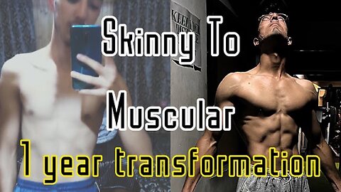 Skinny to natural aesthetic physique transformation in 1 year