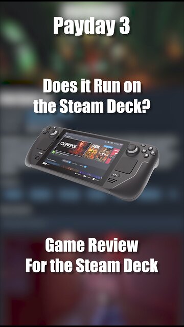 Payday 3 on the Steam Deck