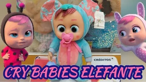 PEGANDO MAIS UMA BONECA CRY BABIES ELEFANTE 🐘🐘🐘