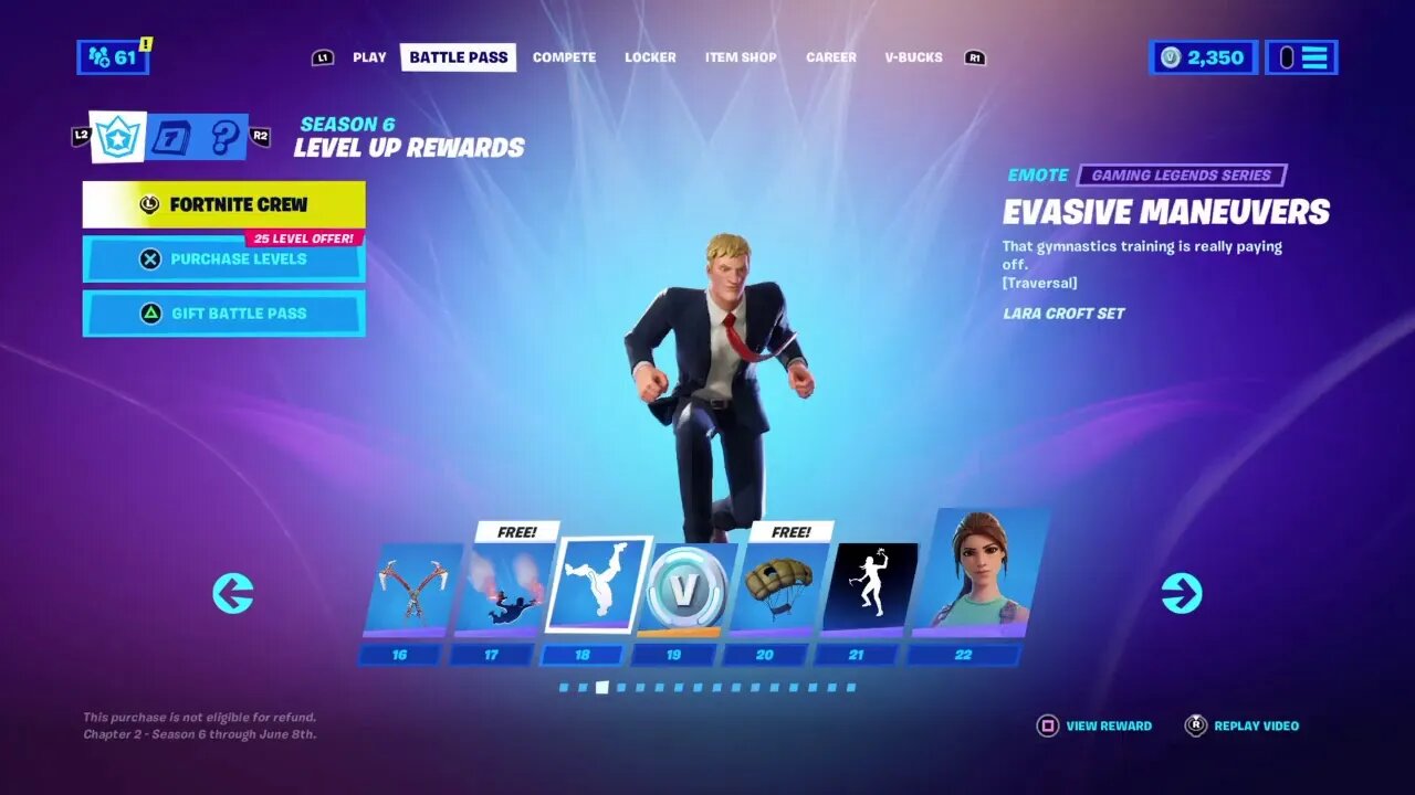 Sesion 6 Buying the battle pass for my dad