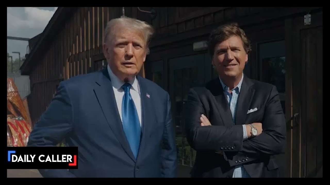 Tucker Carlson Interviews Donald Trump On Debate Night