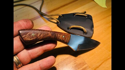 Made the last of three giveaway knives