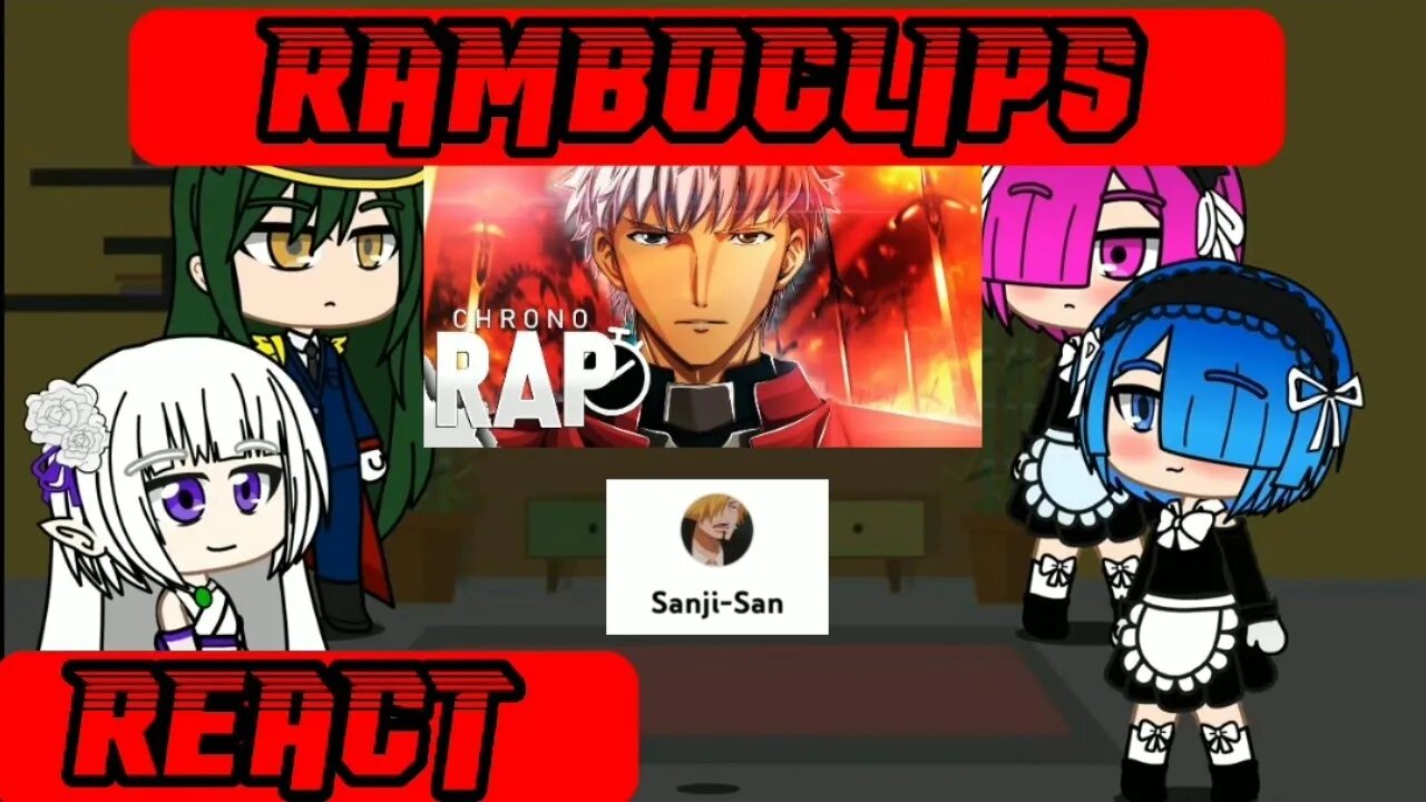Re Zero React ao Rap do Archer #anime #gacha #tiktok #react
