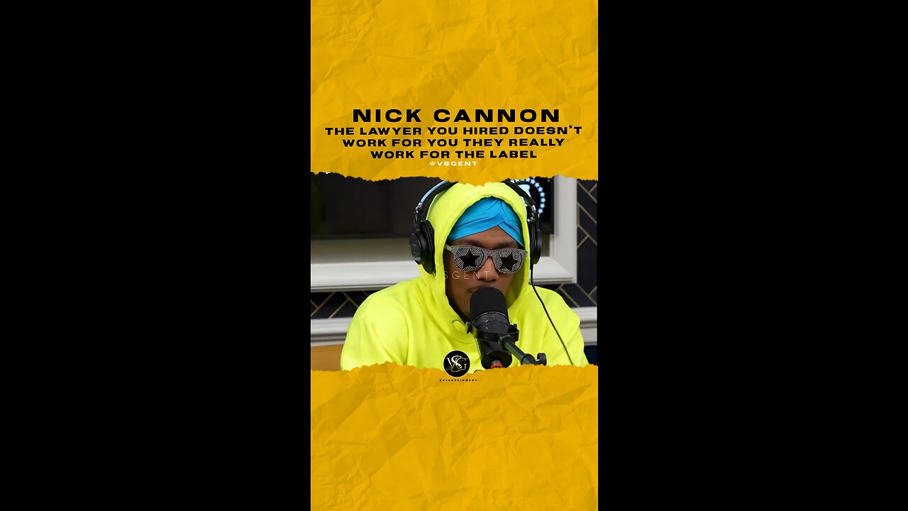 @nickcannon The lawyer you hired doesn’t work 4u they really work for the label🎥 @mworthofgame