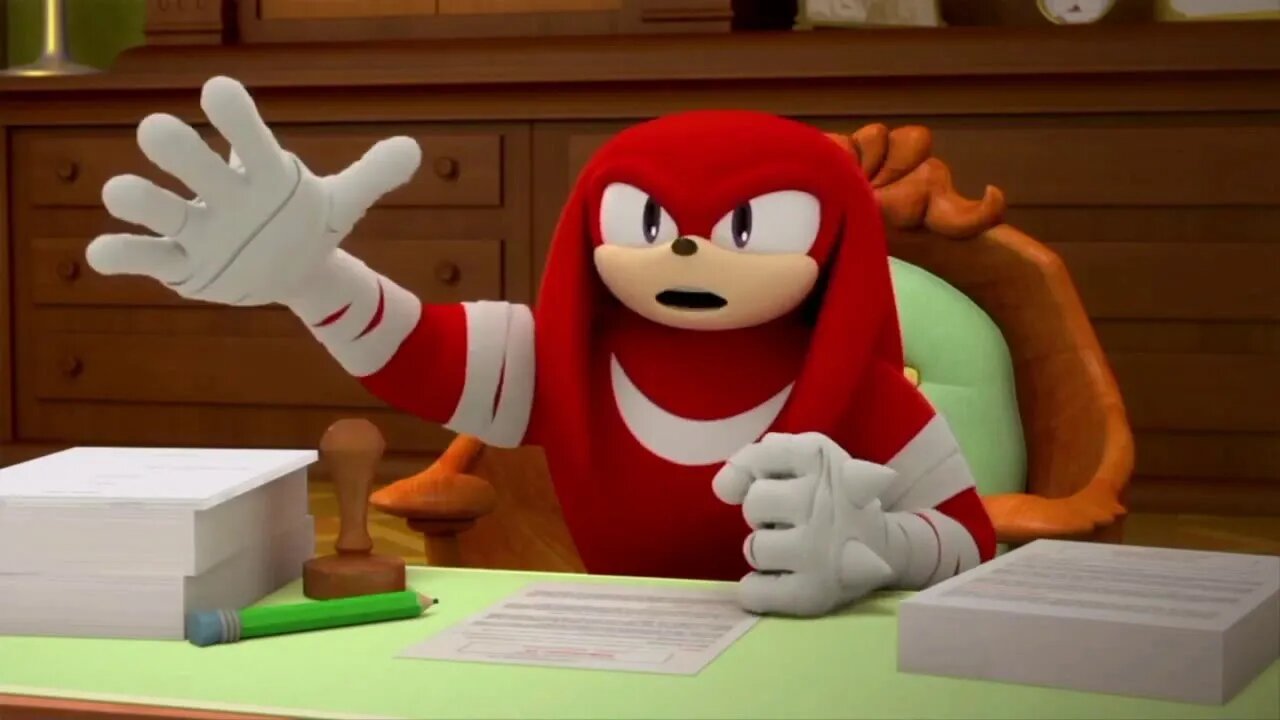 KNUCKLES ACABOU com SONIC.exe ?!