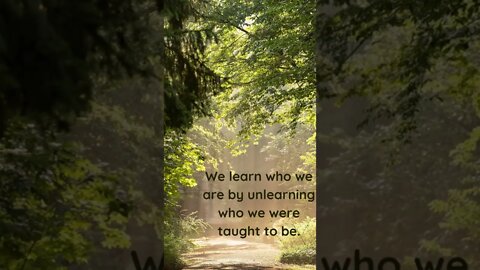 We Learn Who We Are