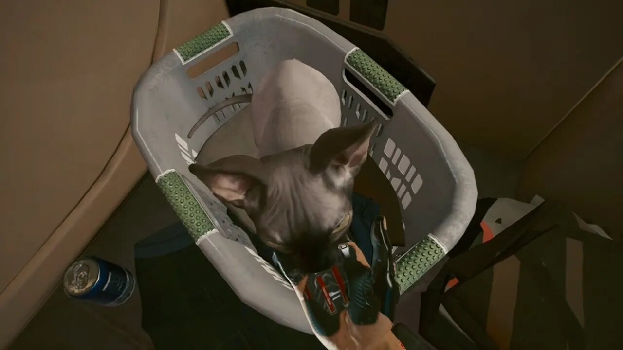 Getting a Cat - Cyberpunk 2077 Game Clip