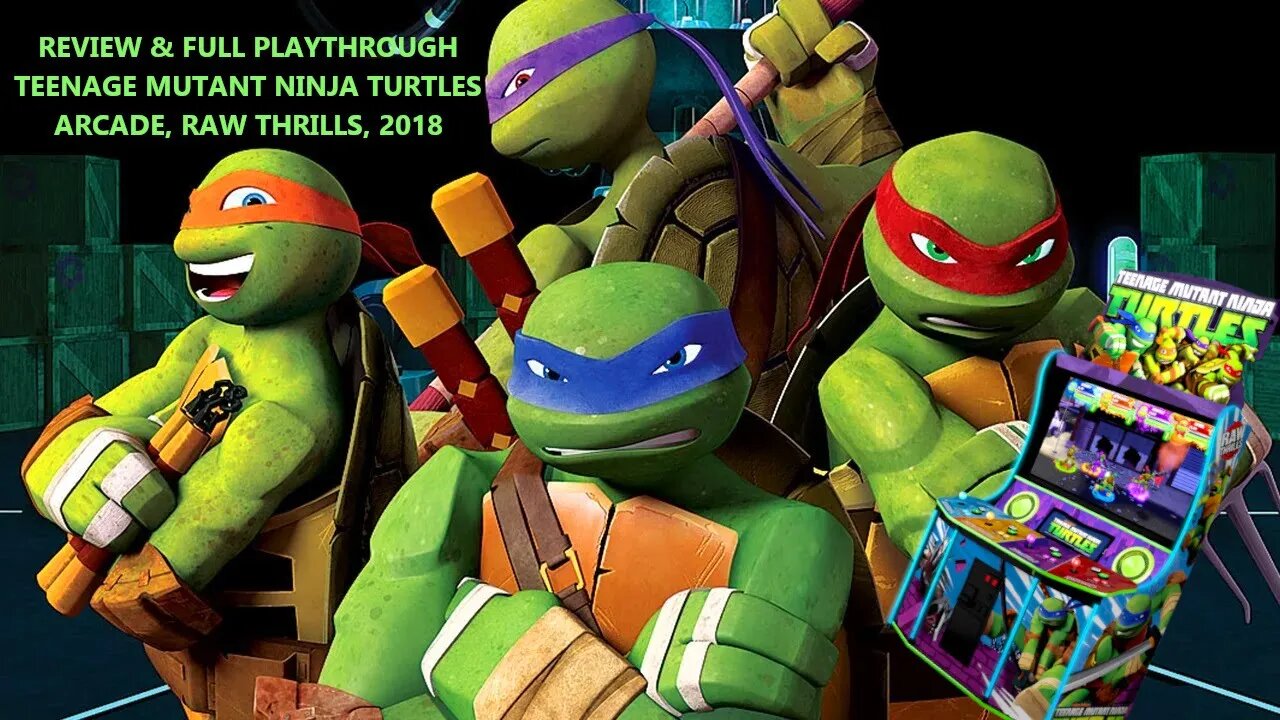 Review & Full-play: Teenage Mutant Ninja Turtles by Raw Thrills