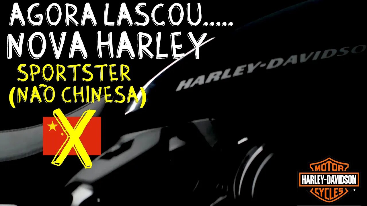 AGORA LASCOU: Nova Harley SPORTSTER (NÃO-CHINESA) de média cc será apresentada dia 12 de ABRIL