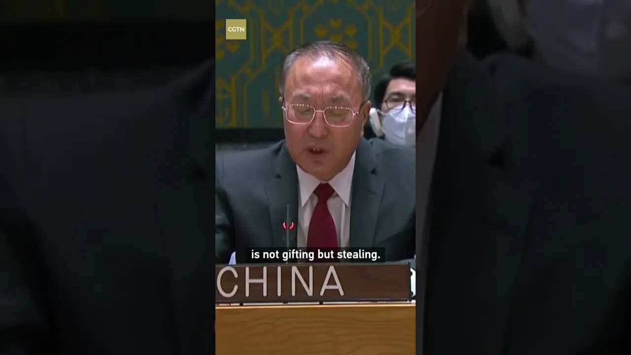 Chinese envoy calls U S holding half of Afghan assets theft