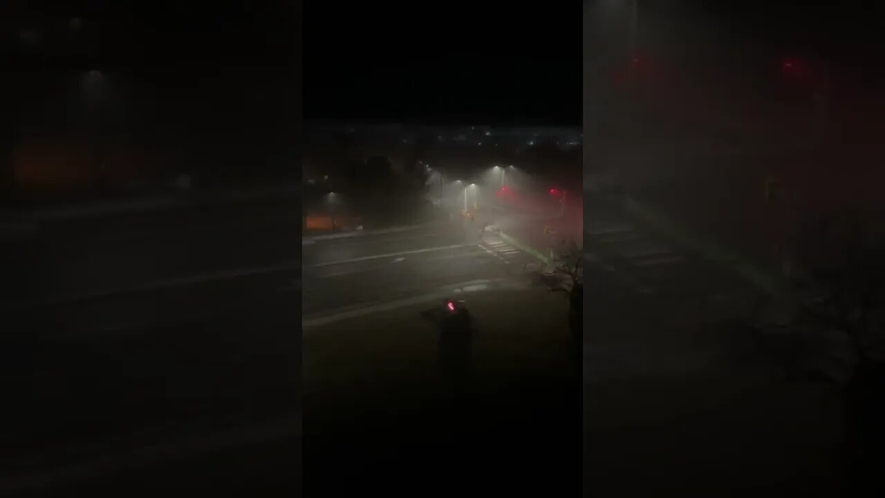 Freaky fog at night