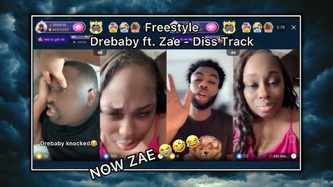 DREBABY & ZAE FREESTYLE -DREBABY FELL ASLEEP KI - UNKNOWN KISS ZAE