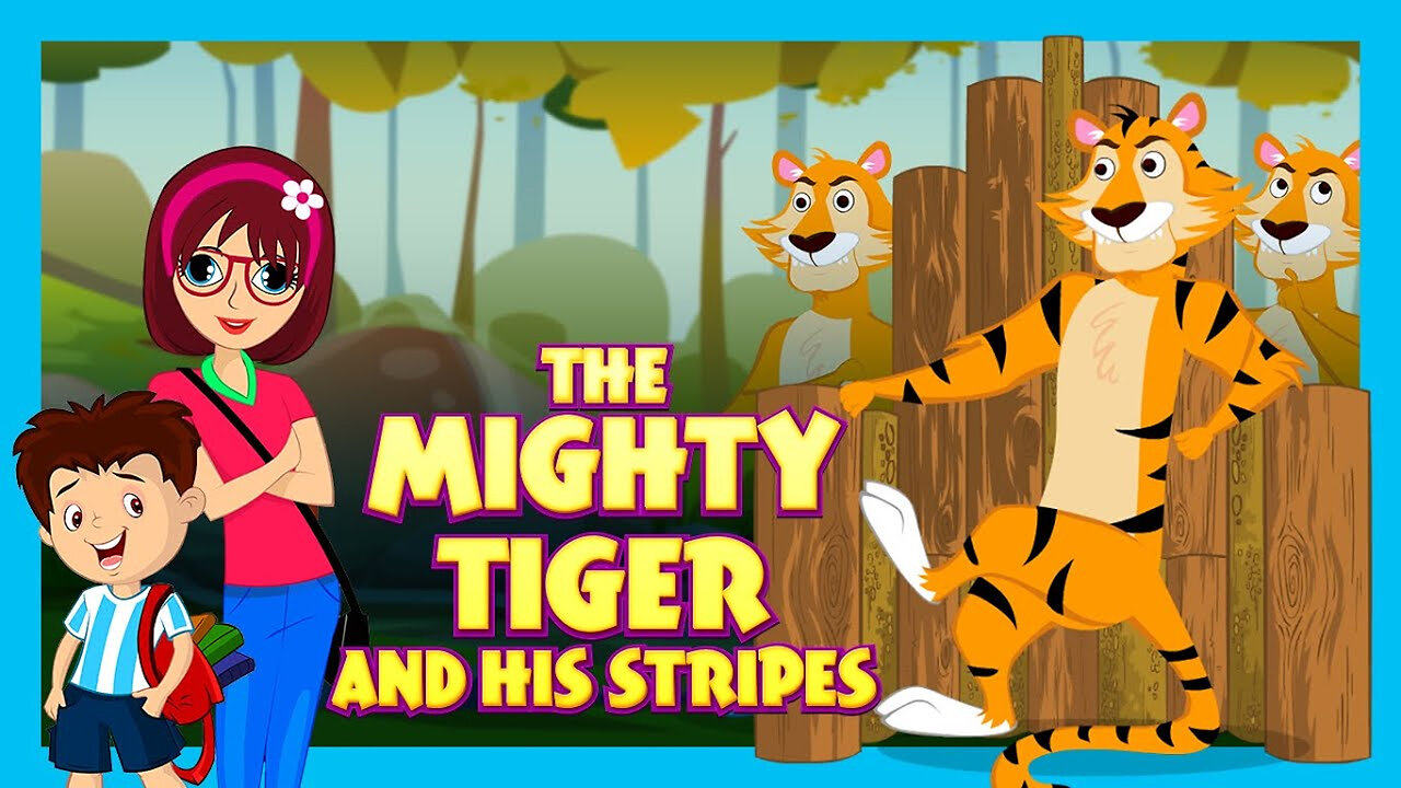 THE MIGHTY TIGER AND HIS STRIPES:Stories For Kids In English | TIA & TOFU | Bedtime Stories For Kids