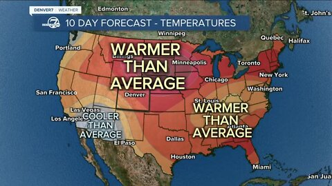 A break from the heat coming this week