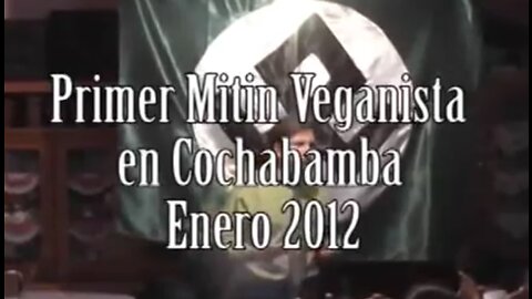 PRIMER MITIN VEGANISTA