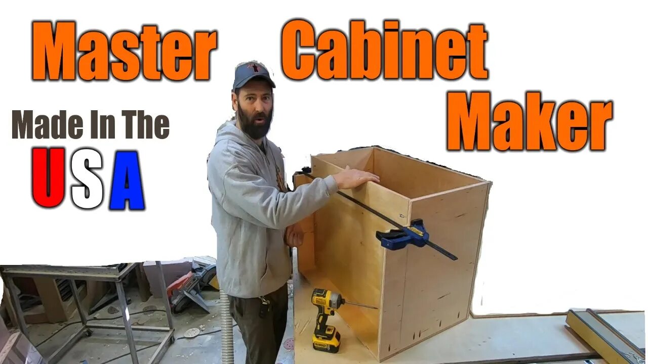 Massive Double Oven Cabinet Build PT2 | THE HANDYMAN |