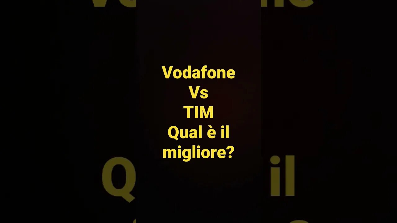 Vodafone vs TIM | Qual è il migliore?