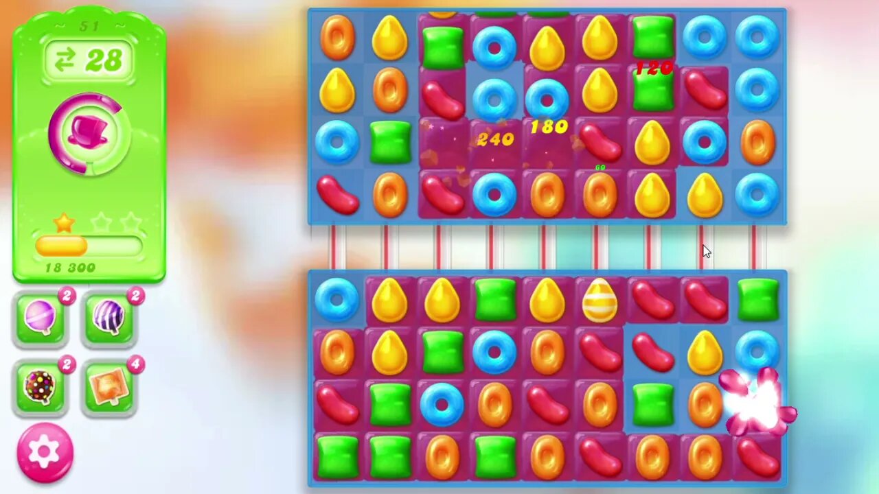 Candy Crush Jelly Saga Level 51