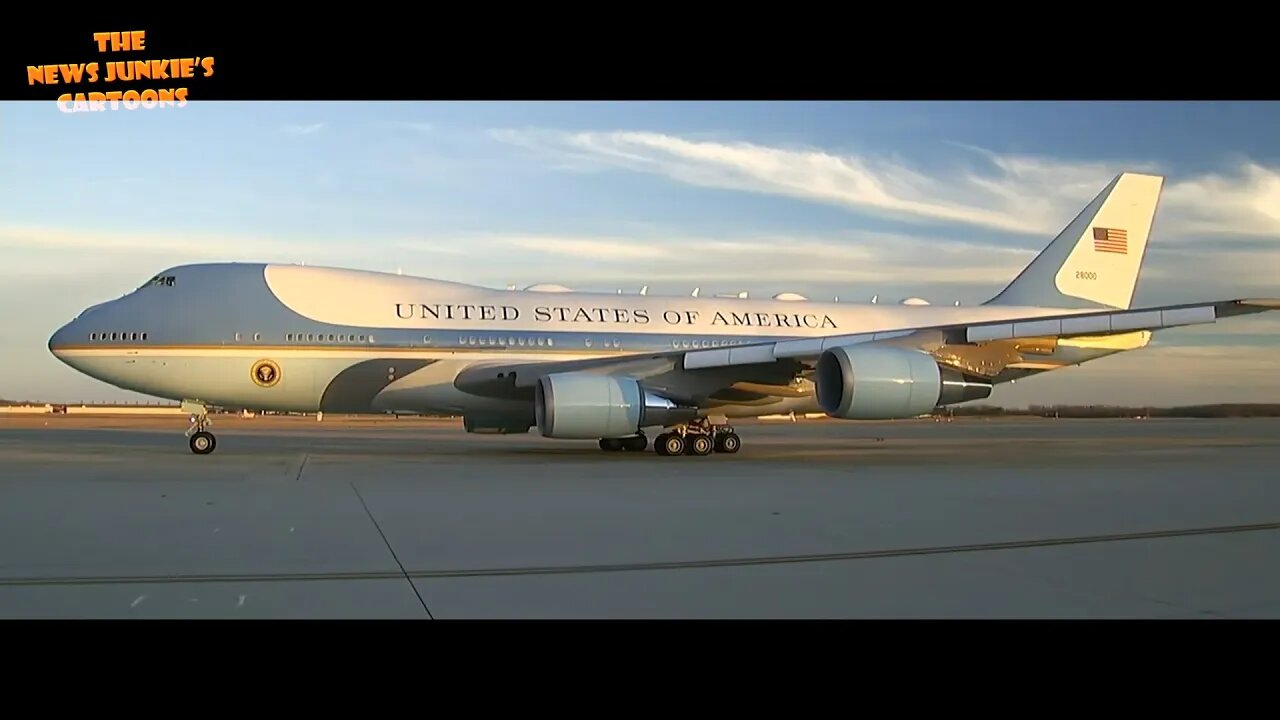President Trump departs Washington, DC on the way to West Palm Beach, FL.
