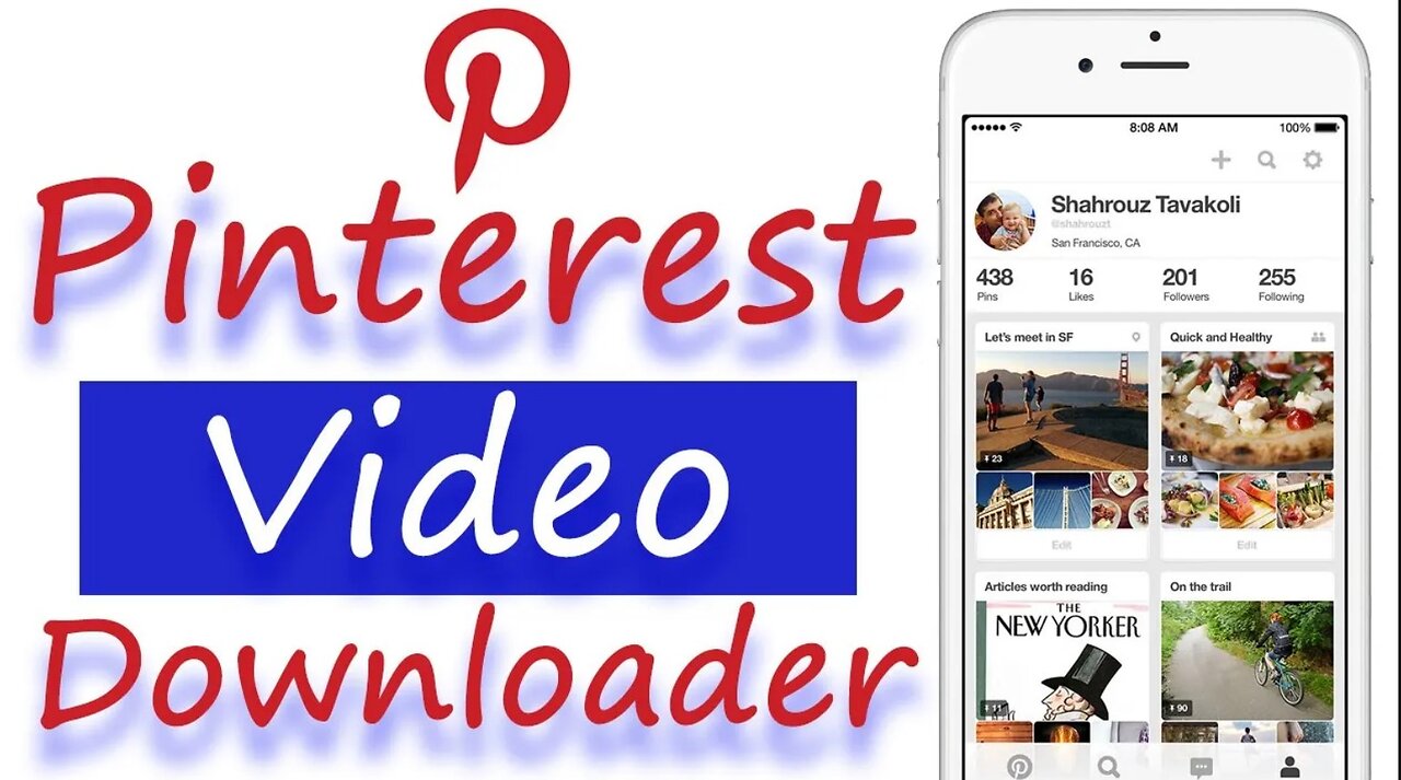Free Pinterest Video Downloader | How to Download Pinterest Videos Free