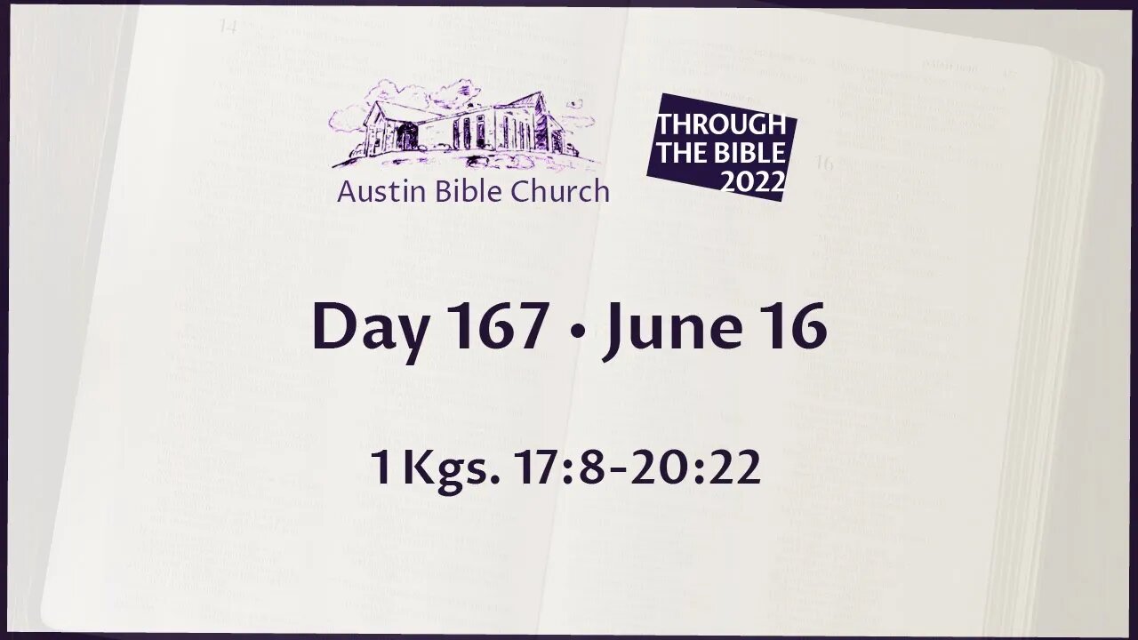 Through the Bible 2022 (Day 167)