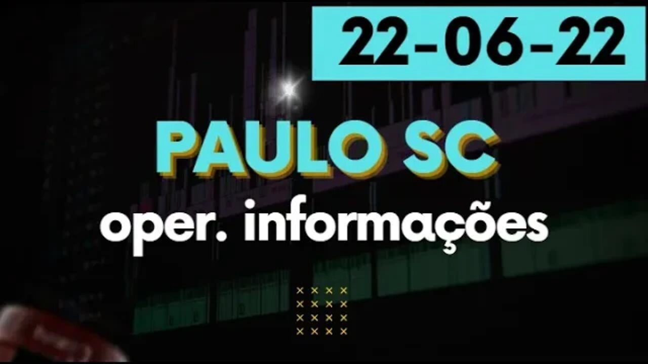 PAULO SC operações informações