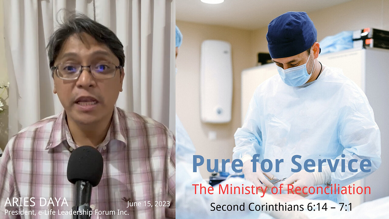 Pure for Service (II Cor. 6:14 - 7:1)