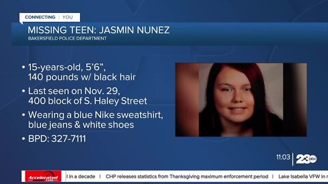 MISSING: Jasmin Nunez, 15