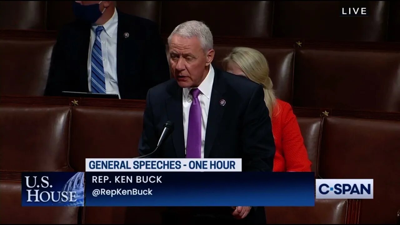 Rep Ken Buck Delivers Floor Speech on Cancel Culture, May 11, 2021