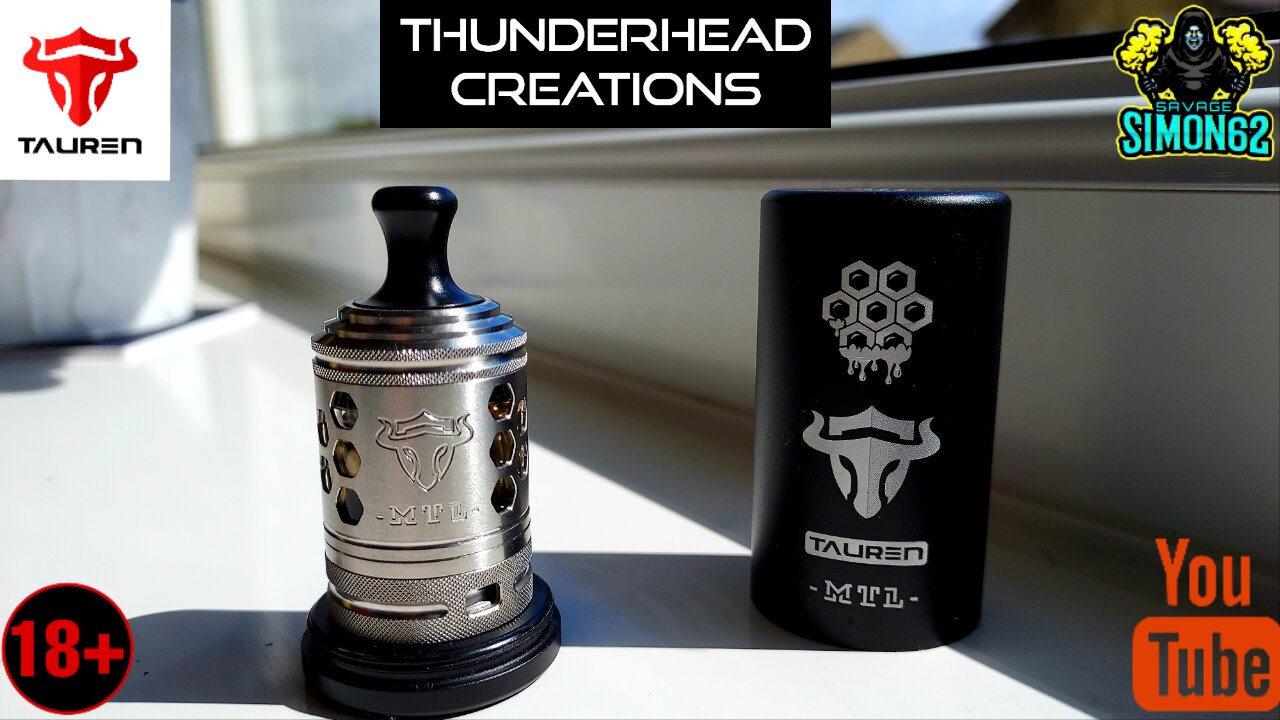 THC TAUREN MTL RTA / REVIEW #thunderheadcreations#taurenmtlrta#mtlrta 🔞