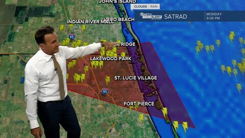 Tornado Warning issued for parts of St. Lucie, Indian River counties