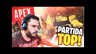 Partida MUITO DISPUTADA e com VITÓRIA! - Apex Legends Gameplay