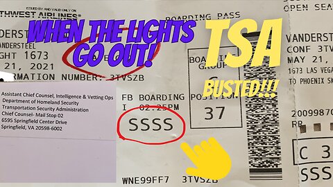 WHEN THE LIGHTS GO OUT: BUSTED! TSA WHISTLEBLOWER SONYA LABOSCO & ANN VANDERSTEEL ANN123.COM