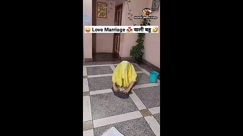 Love marriage wali बहु ## comedy short ## team ravinder ## funny