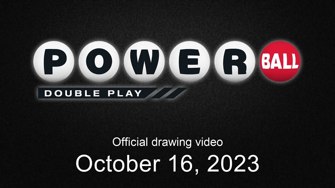 Powerball Double Play drawing for October 16, 2023