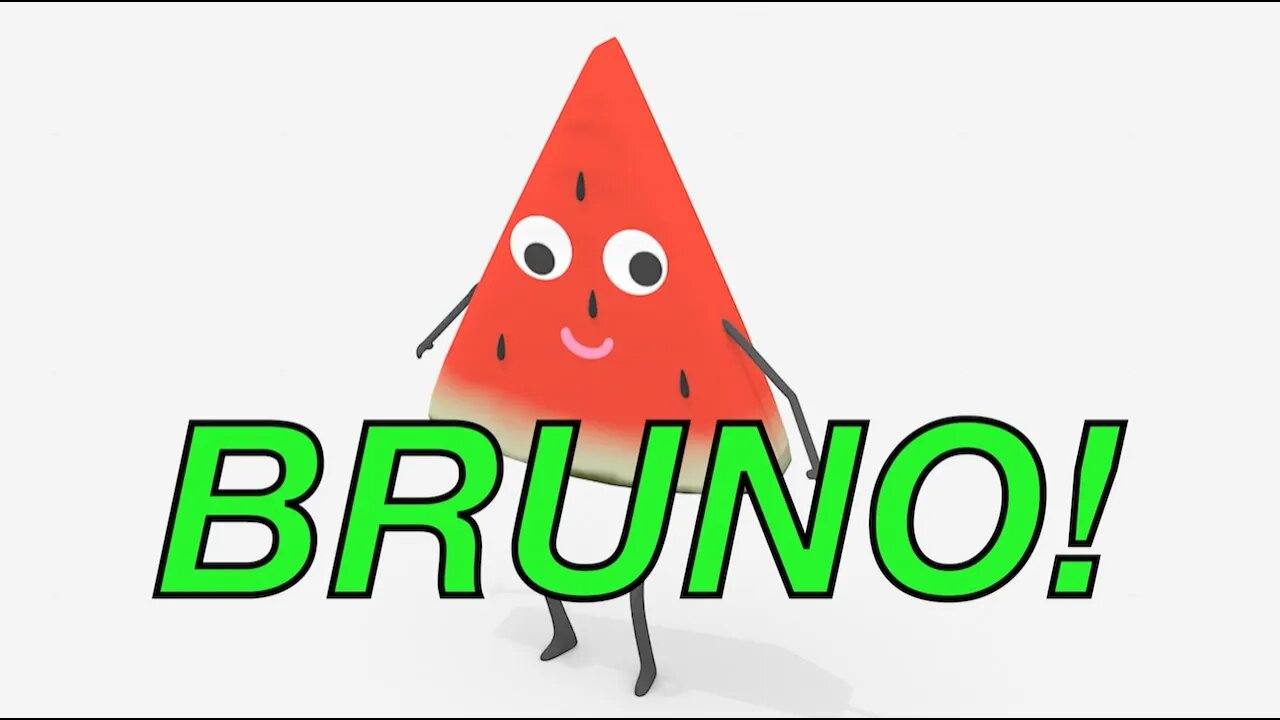 Happy Birthday BRUNO! - WATERMELON Birthday Song
