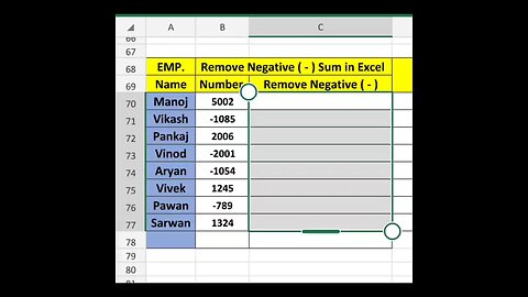 IF & Sum Function in Excel