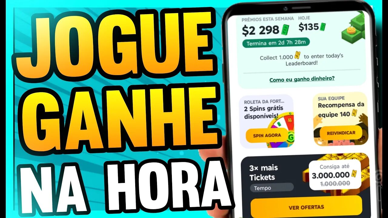[CORRE] APLICATIVO PRA GANHAR DINHEIRO JOGANDO - GANHAR DINHEIRO NA INTERNET