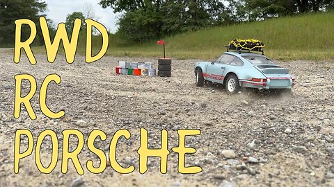 RC PORSCHE RALLY CAR ACTION