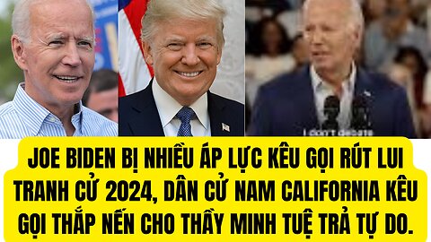 Tin Tổng Hợp 5/7/2024 Joe Biden Bị Nhiều Áp Lực Rút Lui Tranh Cử TT 2024