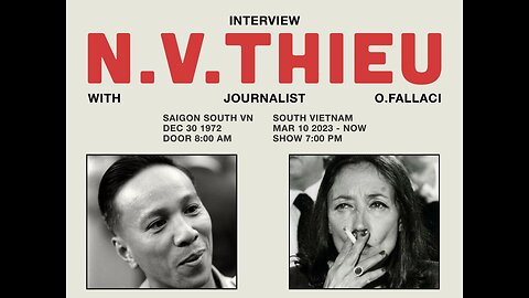 President Thieu South Vietnam interview with Oriana Fallaci