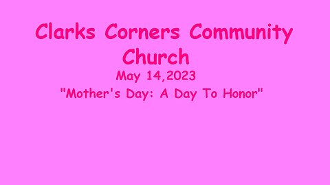 05/14/2023 Mother's Day: A Day To Honor