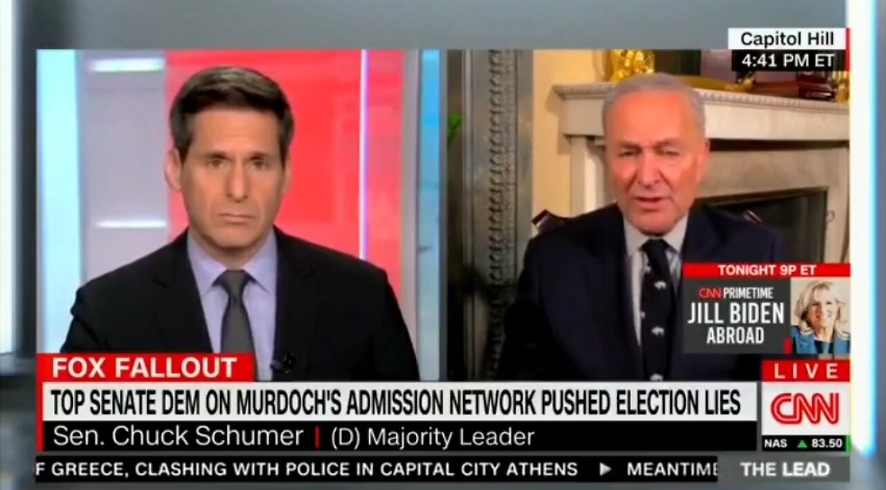 Sen Schumer: It's Our Right To Tell Fox News What To Do