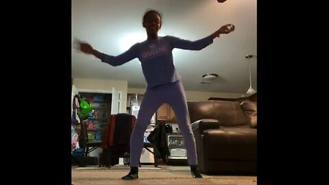 Blasian Babies Sister And Brother Household Just Dance 2019 Practice Smart iPhone Footage, Part 1.