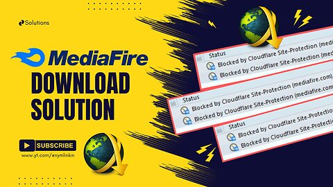 Blocked by Cloudflare site protection - Mediafire Download Solution