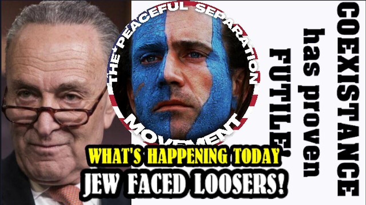 JEW FACED LOOSERS CONTINUE TO PROMOTE DESTRUCTION!