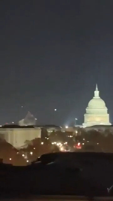 Drones circle the Capitol Building- they're in DC now-