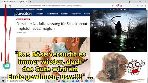 "Das Böse versucht es immer wieder, doch das Gute wird am Ende gewinnen, usw.!!!" ...