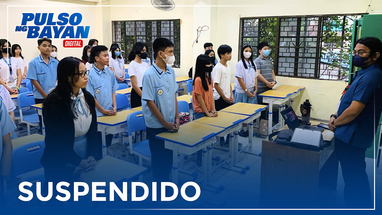 Pasok ng mga estudyante sa mga lugar na apektado ng Bagyong Nika, suspendido ngayong araw