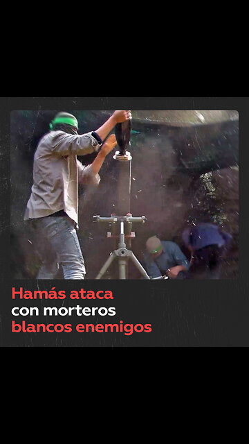 Hamás ataca puntos enemigos con proyectiles de mortero